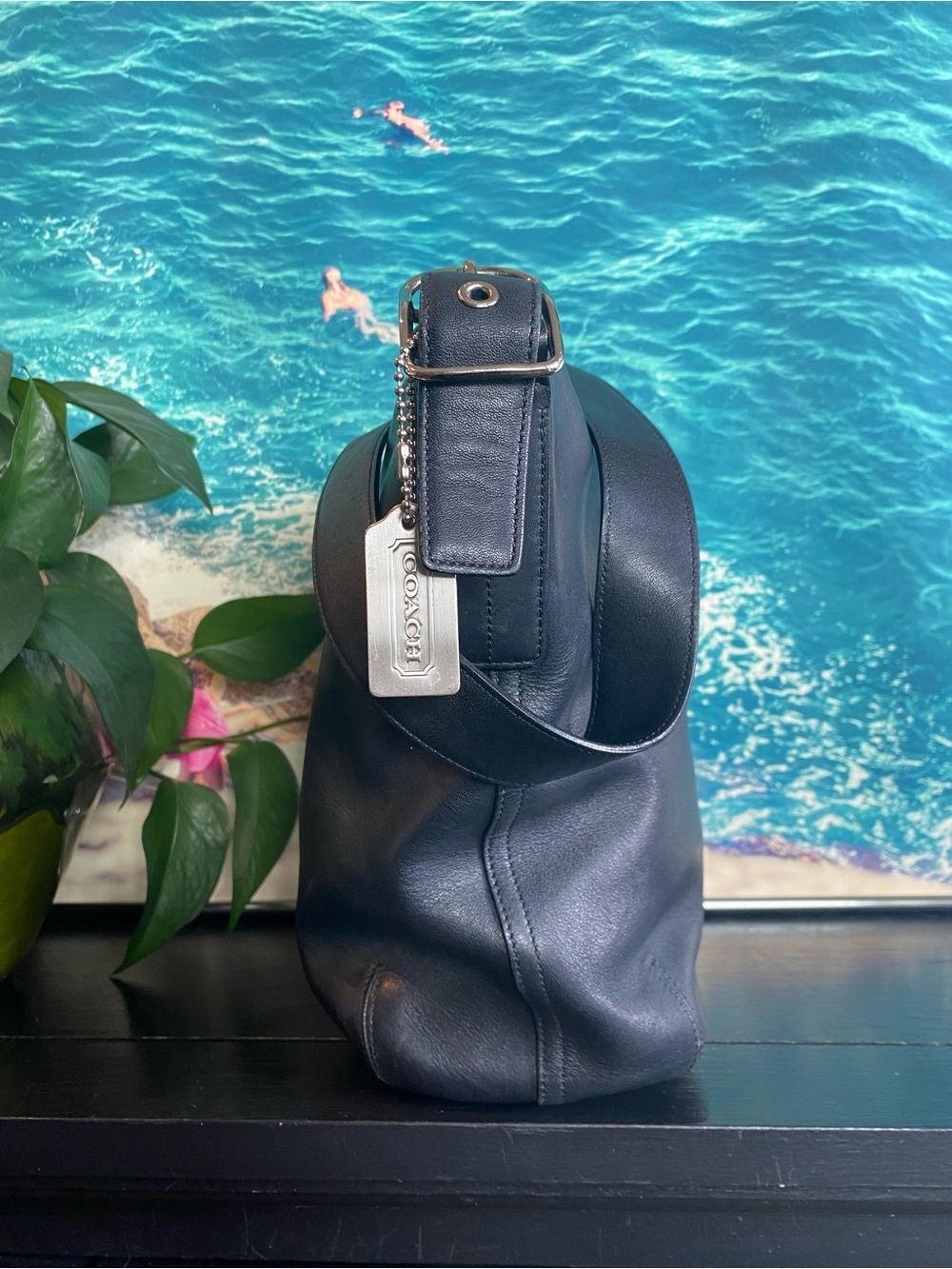 Authentic Coach leather shoulder bag, vintage 1990’s-2000’s - Picture 5 of 7